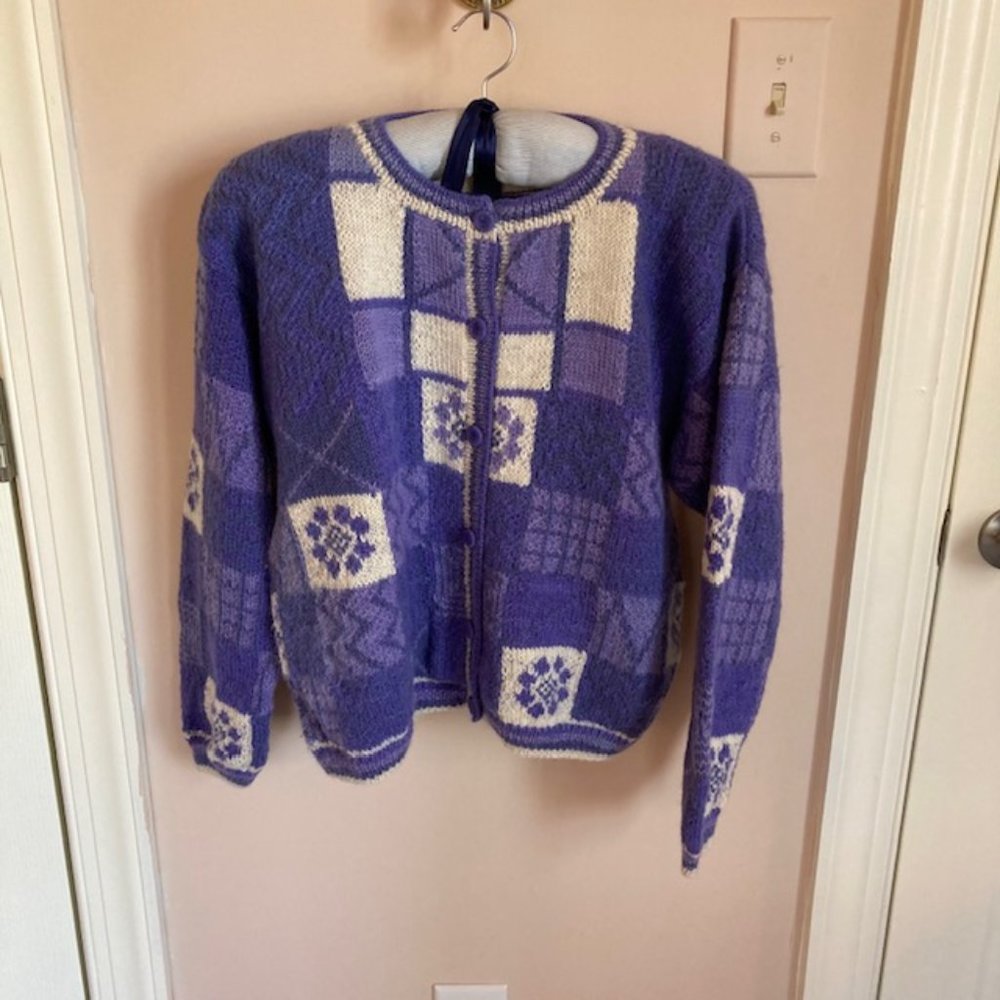 Alpaca vintage Cardigan sweater